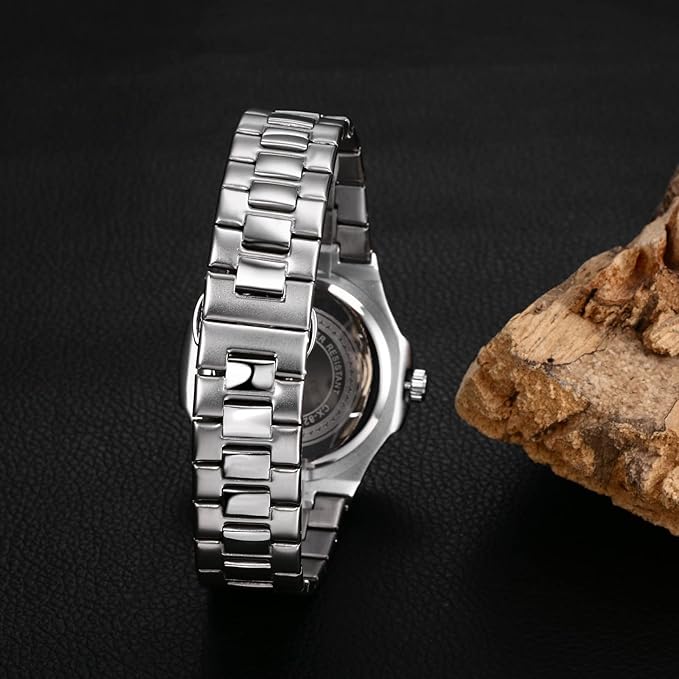 "Luxury in Every Tick – Explore Stainless Steel Sophistication"