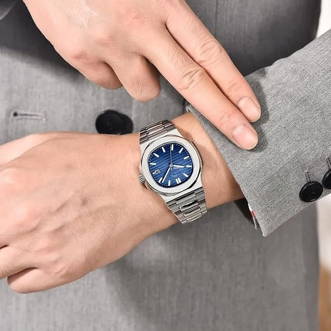 "Luxury in Every Tick – Explore Stainless Steel Sophistication"