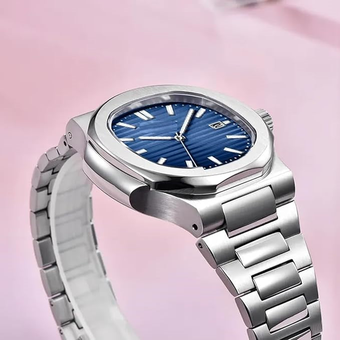 "Luxury in Every Tick – Explore Stainless Steel Sophistication"