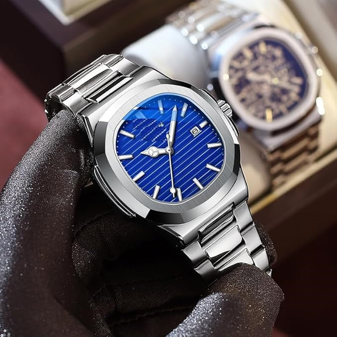 "Luxury in Every Tick – Explore Stainless Steel Sophistication"