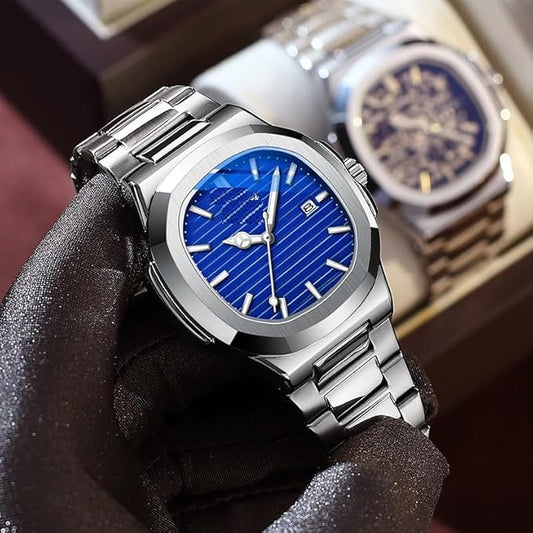 "Luxury in Every Tick – Explore Stainless Steel Sophistication"