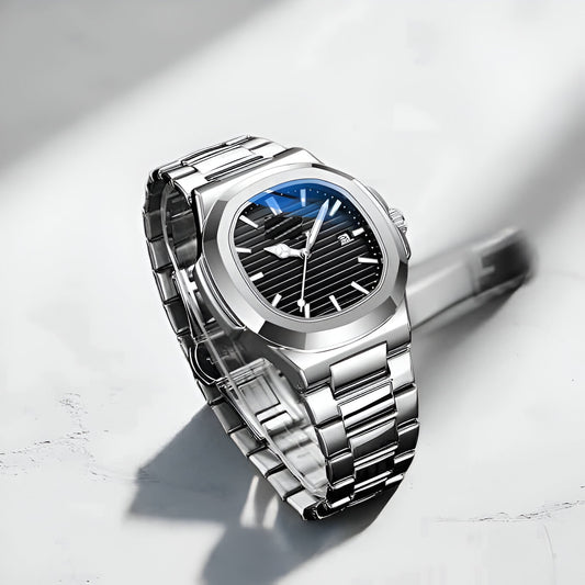 Boys Watch with Date Display – Premium Stainless Steel Black Dial