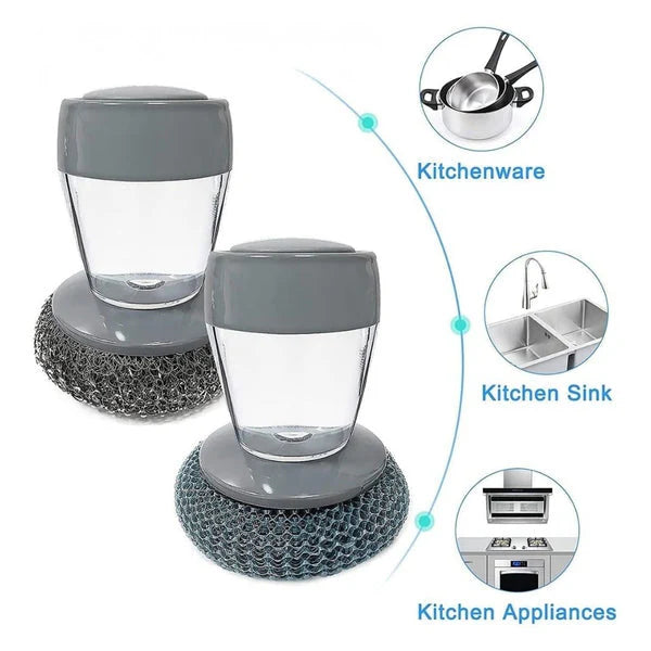 2 in 1 Liquid Soap Dispensing Cleaning Brush | 🔥BUY 1 GET 1 FREE🔥